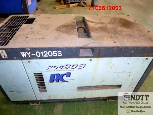 ปั้มลม AIRMAN PDS90SC #71C-5B12053 2003Yr 2403Hr สภาพสวยๆครับ เก่าญี่ปุ่นไม่เคยใช้งานในไทยครับ