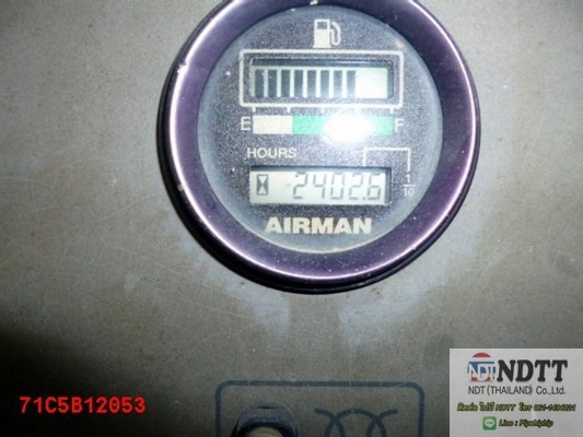 ปั้มลม AIRMAN PDS90SC #71C-5B12053 2003Yr 2403Hr สภาพสวยๆครับ เก่าญี่ปุ่นไม่เคยใช้งานในไทยครับ