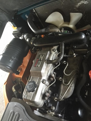 ขาย ฟอล์คลิฟต์ 2.5 ตัน TOYOTA 7FD25 รถนอก ดีเซล เสา 4 เมตร งาฮิ้ง