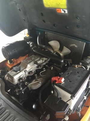 ขาย ฟอล์คลิฟต์ 2.5 ตัน TOYOTA 7FD25 รถนอก ดีเซล เสา 4 เมตร งาฮิ้ง