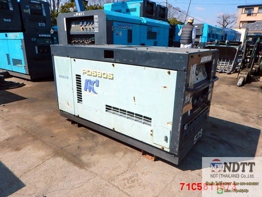 ปั้มลม AIRMAN PDS90SC #71C5B11573 2002Yr 3049Hr สภาพสวยๆครับ เก่าญี่ปุ่นไม่เคยใช้งานในไทยครับ