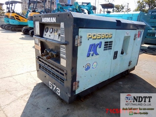 ปั้มลม AIRMAN PDS90SC #71C5B11573 2002Yr 3049Hr สภาพสวยๆครับ เก่าญี่ปุ่นไม่เคยใช้งานในไทยครับ