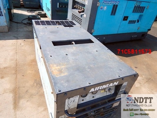 ปั้มลม AIRMAN PDS90SC #71C5B11573 2002Yr 3049Hr สภาพสวยๆครับ เก่าญี่ปุ่นไม่เคยใช้งานในไทยครับ