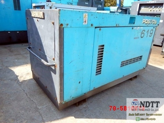 ปั้มลม AIRMAN PDS70S #70-5B10619 2002Yr 2708Hr สภาพสวยๆครับ เก่าญี่ปุ่นไม่เคยใช้งานในไทยครับ