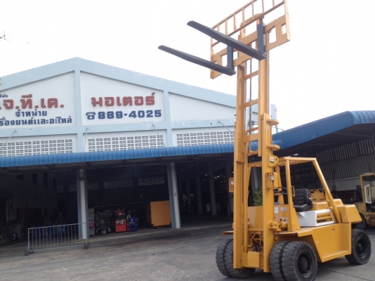 รถยก Komatsu FD60H รุ่น3 มือสองนำเข้าจากญี่ปุ่น ทำสีใหม่ พร้อมใช้งาน