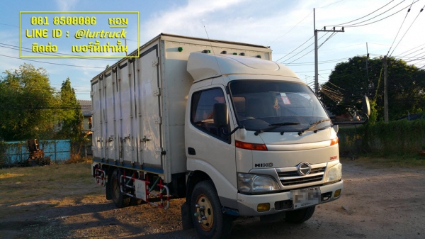 Hino series 300 ปี52 หกล้อมือสอง ตู้สิบบาน