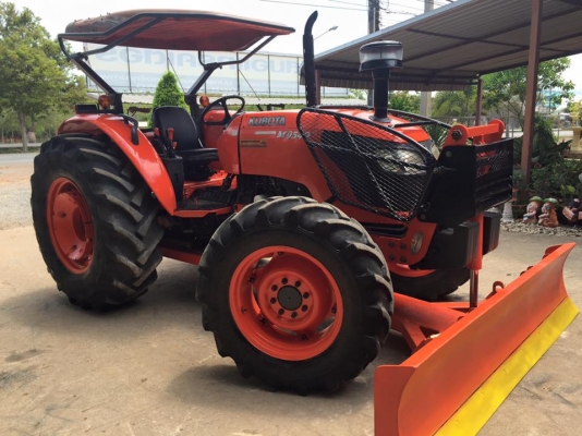 ขายรถไถ Kubota M9540 (4WD) พร้อมดันหน้า ผานบุกเบิกKK รถพร้อมใช้งานครับ