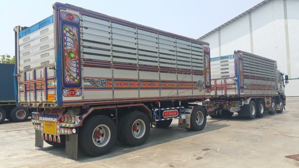 ขายรถพ่วง 24 ล้อ แม่-ลูก กระบะเนียมคอกเกษตรดั้ม อู่.ซี ที ทรัค ISUZU 360 ปี.52 รถสวย ราคา.2550000 ต่อรองกันครับ