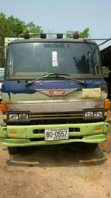 ขายรถ  บรรทุก  10ล้อ  ดั๊มเพลาเดียว  hino เครื่อง  ho7d195  ราคา  430,000บาท