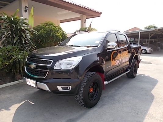 CHEVROLET COLORADO 2.5 LT 4WD สีดำ แม็ก16 ชุดยก ท่อเม้ง เครื่องเดิมๆ