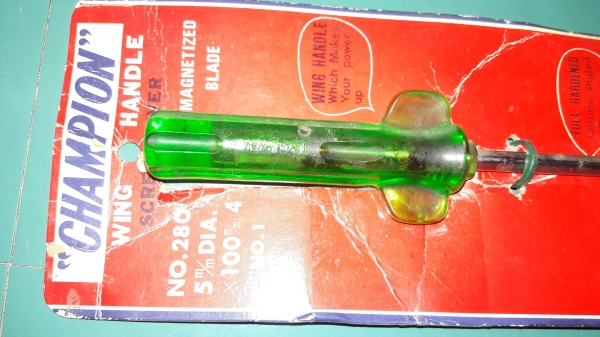 ขายไขควงปากแบนCHAMPION Made in Japan.งานใหม่เก่าเก็บ