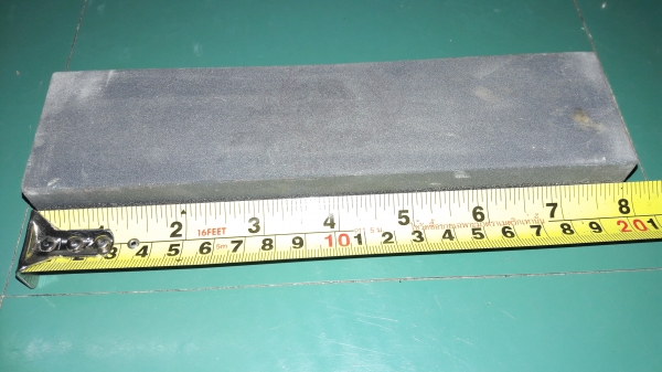 ขายหินลับมีดตรารวงข้าวงานเก่าก้อนสีเข้ม MADE IN GERMANY.