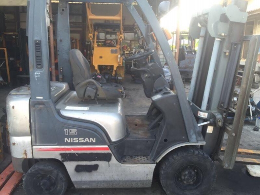 Nissan PL015D Forklift Japan Used 100\% ขนาดยก1500Kg รุ่นใหม่ล่าสุด ระบบหัวฉีด Nissan PL015D Forklift Japan Used 100\% ขนาดยก1500Kg รุ่นใหม่ล่าสุด ระบบหัวฉีด