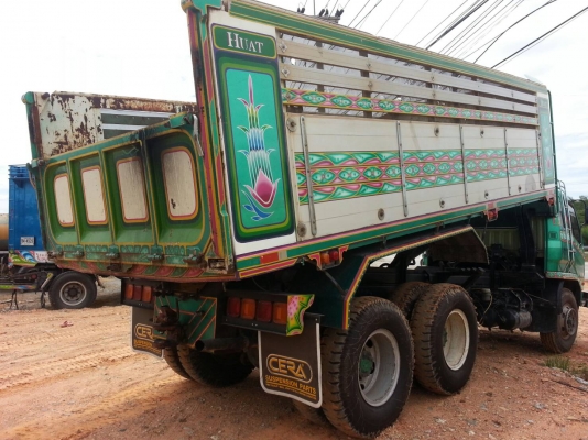 ขายFUSO 627M6  ,2เพลา ,ดั้ม, เครื่อง260แรง เทอร์โบอินเตอร์(ยางใหม่10เส้น)