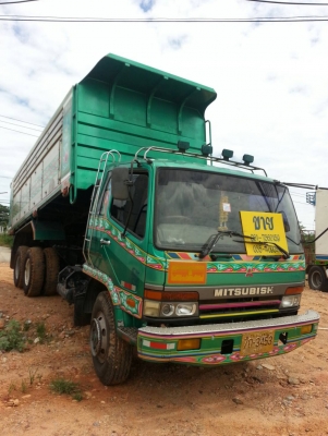 ขายFUSO 627M6  ,2เพลา ,ดั้ม, เครื่อง260แรง เทอร์โบอินเตอร์(ยางใหม่10เส้น)