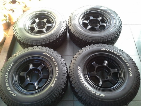 TE37x +  ฺBF All USA. 265/70/16 ปี10 สวยๆ 1ชุด