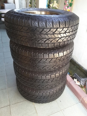 TE37x +  ฺBF All USA. 265/70/16 ปี10 สวยๆ 1ชุด