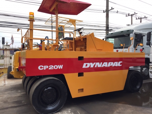 ขายด่วนรถบดล้อยาง7ล้อ DYNAPAC CP20W ตรวจเช็คพร้อมใช้ทำสี เล่มทะเบียน