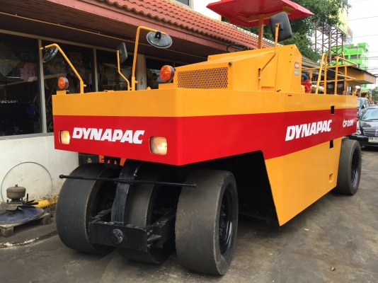 ขายด่วนรถบดล้อยาง7ล้อ DYNAPAC CP20W ตรวจเช็คพร้อมใช้ทำสี เล่มทะเบียน