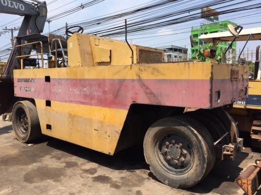 ขายด่วนรถบดล้อยาง7ล้อ DYNAPAC CP20W ตรวจเช็คพร้อมใช้ทำสี เล่มทะเบียน