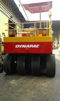 ขายด่วนรถบดล้อยาง7ล้อ DYNAPAC CP20W ตรวจเช็คพร้อมใช้ทำสี เล่มทะเบียน