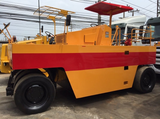 ขายด่วนรถบดล้อยาง7ล้อ DYNAPAC CP20W ตรวจเช็คพร้อมใช้ทำสี เล่มทะเบียน