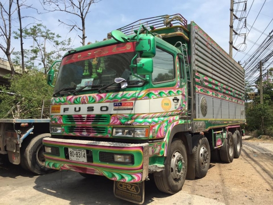 ขาย FUSO 380 แรงดั้มเนียม กระบะซ่อน  ออกศูนย์ ปี56 วิ่ง 1แสนนิดหน่อย รถสวยมาก