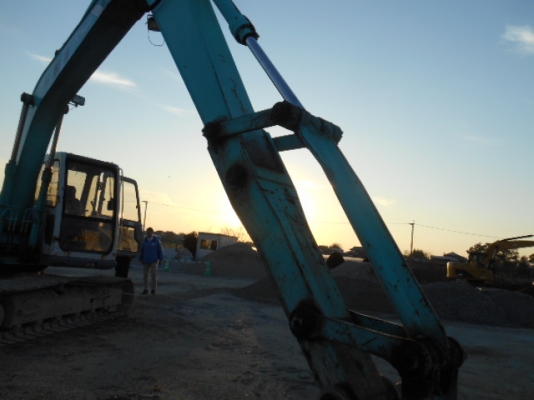 Kobelco SK120-3 มาร์คไฟว์ซุปเปอร์ อาร์มพิเศษ พร้อมชุดต่ออาร์ม ใบแทรค60ซม.