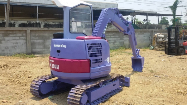 ขายรถแบ็คโฮ KOMATSU 28UU-2 คอนโทรลสั้น แทรคเหล็ก รถเก่าญี่ปุ่น ติดต่อ 089-7949488