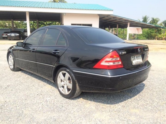 ขาย benz C180 Kom ฝาดำ สีดำ ปี2003 เดิมๆ ภายในสวย