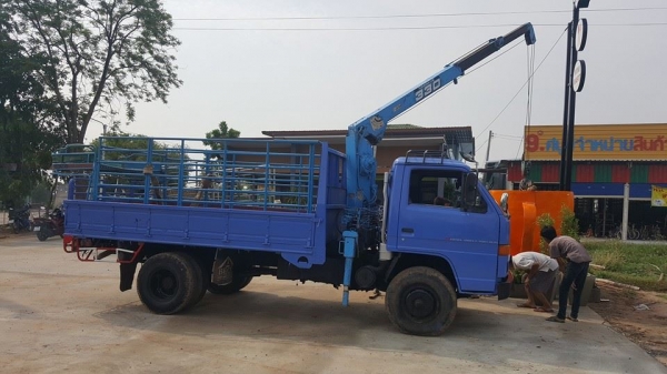 ขาย6ล้ออีซูซุ เครนNPR115 เครนTADANO 2.7ตัน 3ปอกท้องV สภาพพร้อมใช้ช่วงล่างใหญ่Fหน้าหลัง ทะเบียนคบ