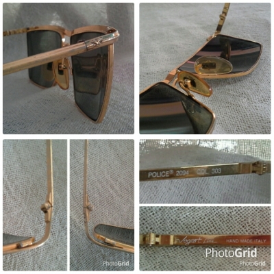 แว่นตาผู้พิทักษ์สันติราษฎร์  ตัวจริง!  POLICE Vogart Line handmade Italy