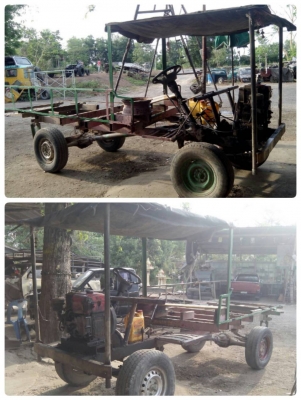 อีแต๋นพร้อมเครื่อง10 แรง พร้อมใช้งาน