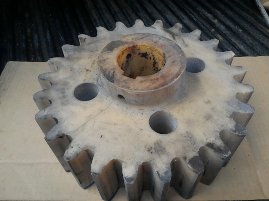 เฟืองพลาสติกซุปเปอร์ลีน สองตัวขนาดใหญ่ ขนาด 34 ซม. สูง 7 ซม.ให้สองตัว