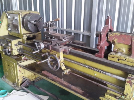 เครื่องกลึง 6 ฟุต ต้าชิง 3 เพลา เกียร์บล็อก มีเบรก กลึงเกลียวไม่ต้องเปลี่ยนเฟือง ด่วนๆๆ 76,000