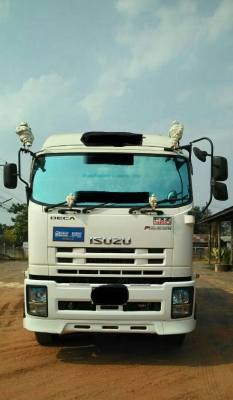 ISUZU 360พ่วงดั้มลูกสามคานปี56ราคา2,950,000บาท ติดต่อสุขุมตรัง0872836792