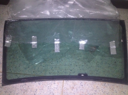 กระจกหลังชาเขียวมีไล่ฝ้า CIVIC ไดเเมนชั่นเก่าญี่ปุ่นสภาพดี