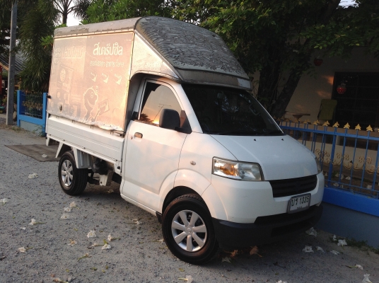 ซูซูกิ แครี่ปิคอัพ ปี 2008  เจ้าของเดียวตั้งแต่ป้ายแดง สีเดิมๆ