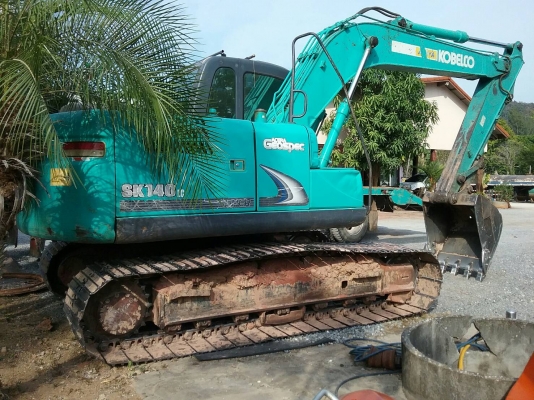 ขายรถแบคโฮ KOBELCO SK140-8 super เอกสารใบแจ้งจำหน่าย 9614 ชม.ราคา 1600000