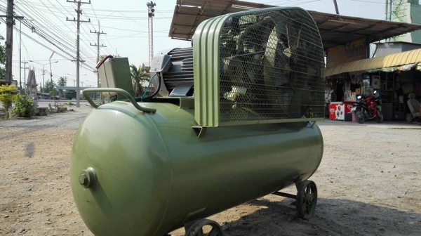 ** ขอบคุณผู้ซื้อ &amp; พี่เสือครับ ** ปั้มลม SWAN 10 HP รุ่น SWP-310-400 ถัง 400 ลิตร ไฟ 380V. ขึ้นงานมานับชั่วโมงเรียนเชิญมาเทส!!