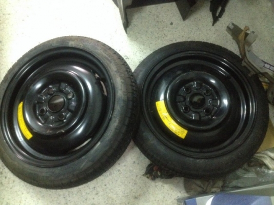 ล้ออะไหล่ญี่ปุ่นเเบบบางขอบ14 4รู100 เก่าญี่ปุ่นสภาพสวยเส้นละ