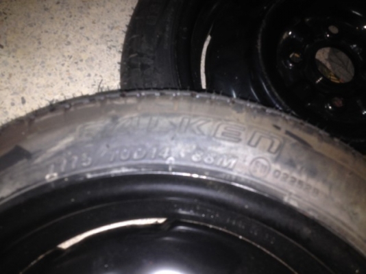 ล้ออะไหล่ญี่ปุ่นเเบบบางขอบ14 4รู100 เก่าญี่ปุ่นสภาพสวยเส้นละ