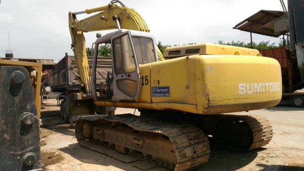 ขายรถแบคโฮ ยี่ห้อ SUMITOMO (รถไม่มีทะเบียน) สนใจติดต่อ 089-6551506