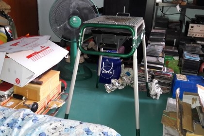 ขายเตาย่างงานญี่ปุ่นLOGOS JAPAN.งานดีสวยแข็งแรงพร้อมตะแกรงย่าง ถาดทอดย่างได้