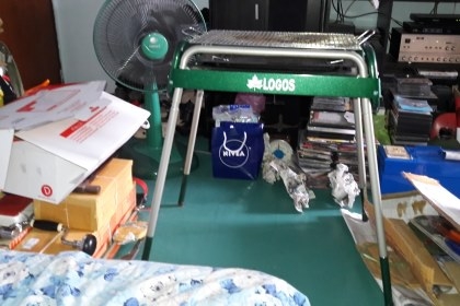 ขายเตาย่างงานญี่ปุ่นLOGOS JAPAN.งานดีสวยแข็งแรงพร้อมตะแกรงย่าง ถาดทอดย่างได้