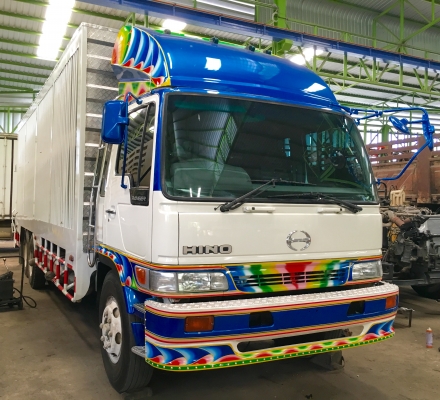 รถบรรทุกสุกร2ชั้นเครื่อง195พื้นสเตนเลส