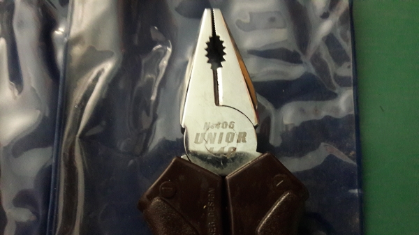 ขายคีมปากจิ้งจกรุ่นปากชุบ No.406 UNIOR 140 ขนาด6" งานเก่าสโลวีเนียเก่าเก็บ