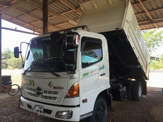 ขาย6ล้อดัมพ์ HINO MEGA175 ปี56 วิ่ง1แสน กม.สภาพสวยเดิม กระบะสามมิตร แชชซีสวยเดิม พร้อมลุยงาน