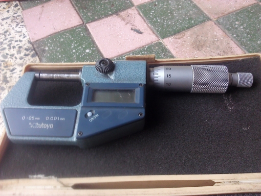 ไมโครมิเตอร์ Mitutoyo ขนาด0-25 มม. ของญี่ปุ่นแท้วัดได้ละเอียด0.001