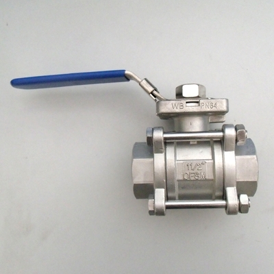 3 pc ball valve with mounting pad